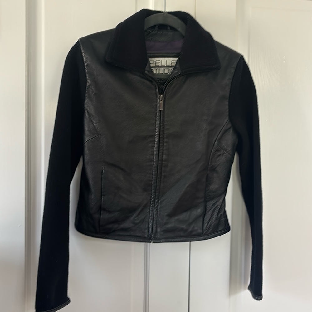 Vintage leather jacket - Size S